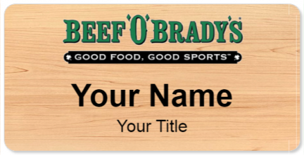 Beef O Bradys Template Image