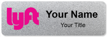 Custom name badges for Lyft