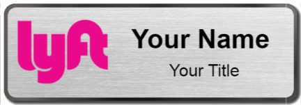 Custom name badges for Lyft
