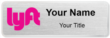 Custom name badges for Lyft