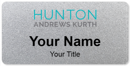 Custom name badges for Hunton Andrews Kurth