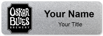 Custom name badges for Oskar Blues Brewery