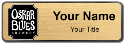 Custom name badges for Oskar Blues Brewery