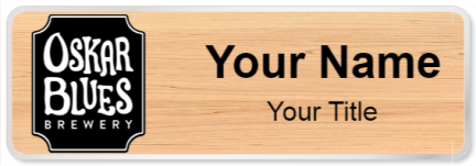 Custom name badges for Oskar Blues Brewery
