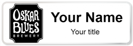 Custom name badges for Oskar Blues Brewery