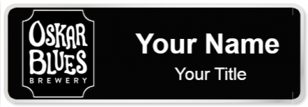 Custom name badges for Oskar Blues Brewery