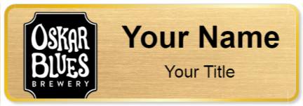 Custom name badges for Oskar Blues Brewery