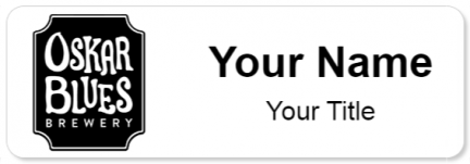 Custom name badges for Oskar Blues Brewery