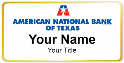 American National Bank of Texas Template Image