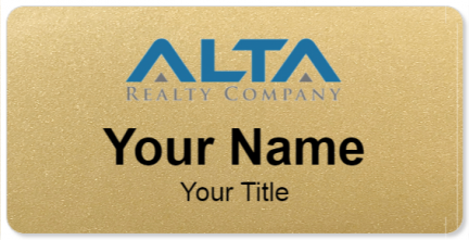 Custom name badges for Alta Realty Company