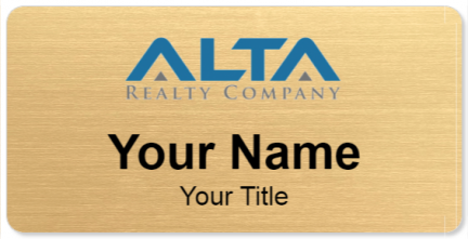 Custom name badges for Alta Realty Company