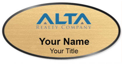 Custom name badges for Alta Realty Company