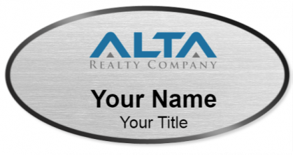 Custom name badges for Alta Realty Company