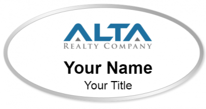 Custom name badges for Alta Realty Company
