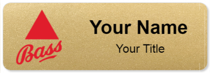 Custom name badges for Bass Brewery