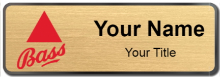 Custom name badges for Bass Brewery