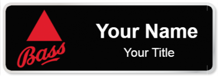 Custom name badges for Bass Brewery