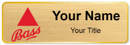 Custom name badges for Bass Brewery