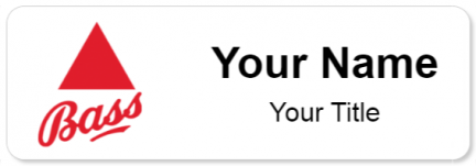 Custom name badges for Bass Brewery