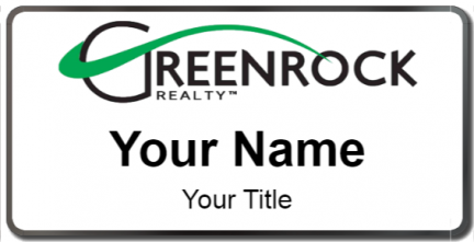 Custom name badges for Greenrock Realty