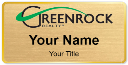 Custom name badges for Greenrock Realty