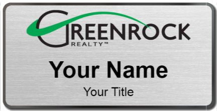 Custom name badges for Greenrock Realty