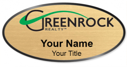 Custom name badges for Greenrock Realty