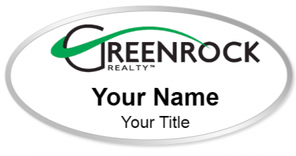 Custom name badges for Greenrock Realty