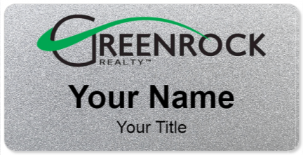 Custom name badges for Greenrock Realty