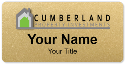 Custom name badges for Cumberland Property Investment