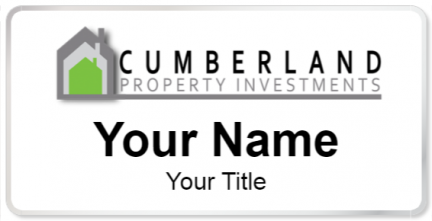 Custom name badges for Cumberland Property Investment
