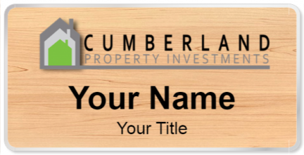 Custom name badges for Cumberland Property Investment