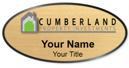 Custom name badges for Cumberland Property Investment