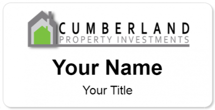 Custom name badges for Cumberland Property Investment