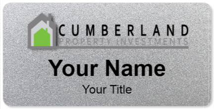 Custom name badges for Cumberland Property Investment