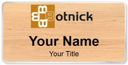Custom name badges for Botnick Realty Company