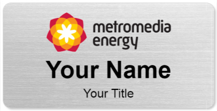 Custom name badges for Metromedia Energy
