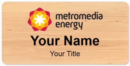 Custom name badges for Metromedia Energy