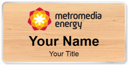 Custom name badges for Metromedia Energy
