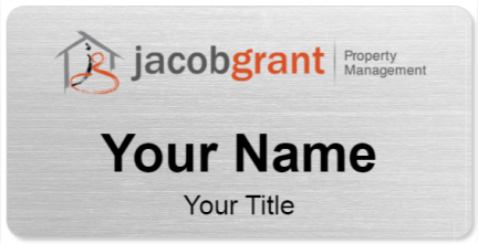 Custom name badges for JacobGrant Property Management