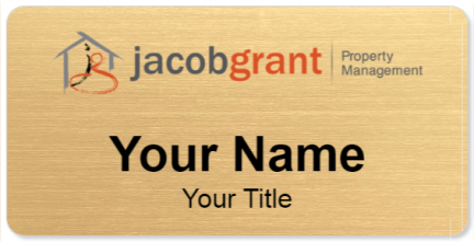 Custom name badges for JacobGrant Property Management