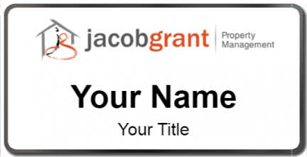 Custom name badges for JacobGrant Property Management