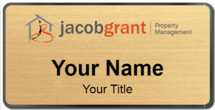 Custom name badges for JacobGrant Property Management