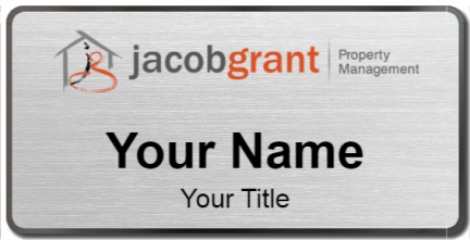 Custom name badges for JacobGrant Property Management