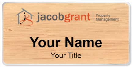 Custom name badges for JacobGrant Property Management