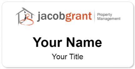 Custom name badges for JacobGrant Property Management