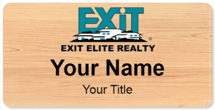 Custom name badges for Exit Elite Realty