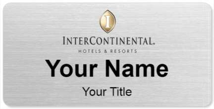 Custom name badges for InterContinental