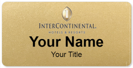 Custom name badges for InterContinental