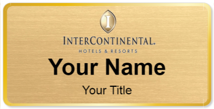Custom name badges for InterContinental